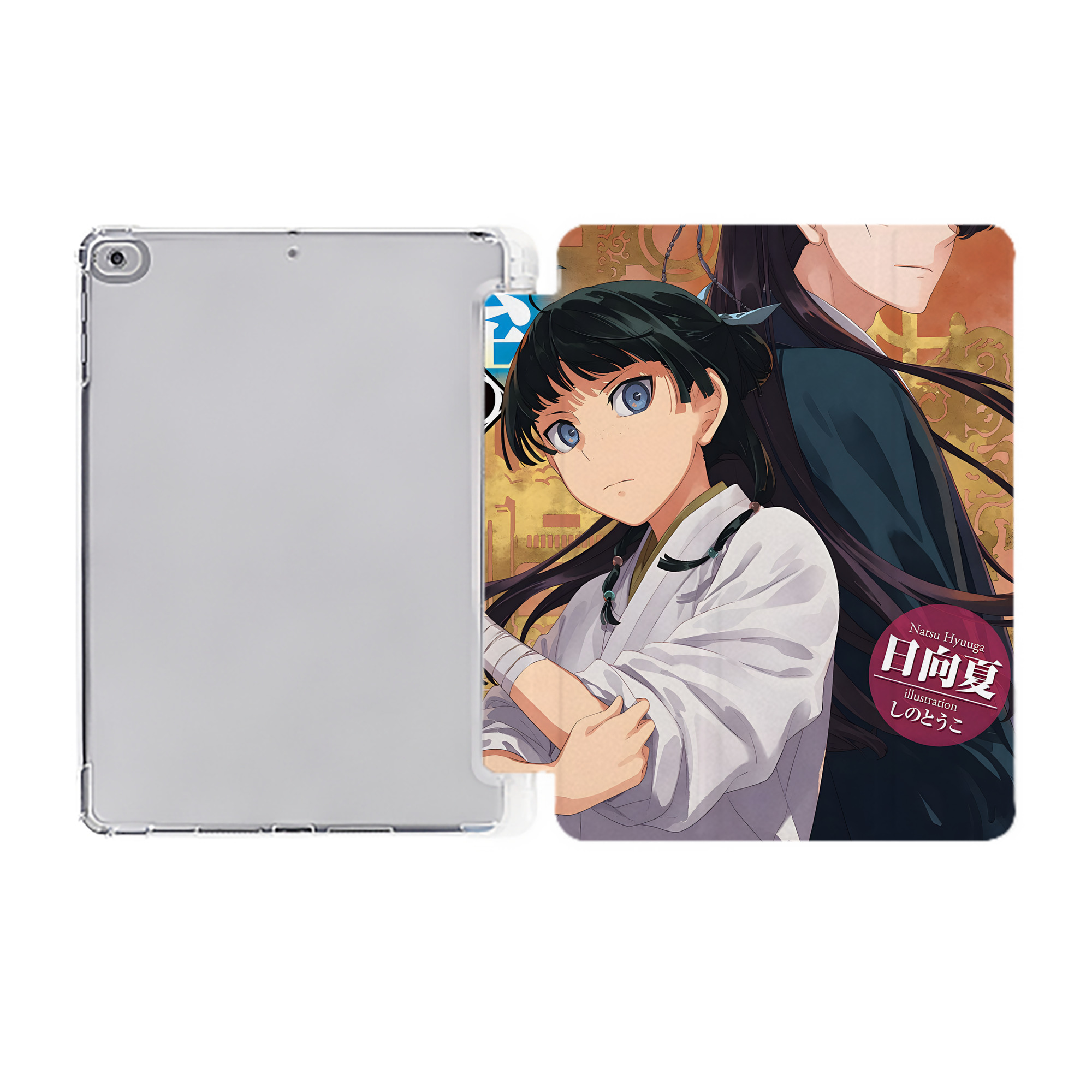 （画像用） 薬屋のひとりごと The Apothecary Diaries IPad ケース ペン収納付き 三つ折りスタンド PUレザー×シリコン 対応機種9.5/10.5/10.9インチ